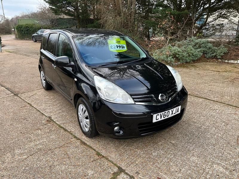 Used Nissan Note Tekna 2010 Black Hatchback