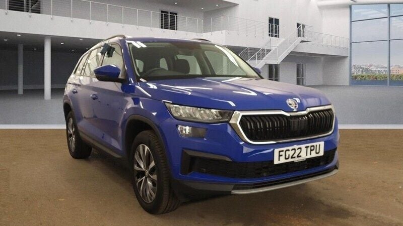 Blue Used 2022 Skoda Kodiaq SE Drive SUV | £24,599 (Good price) - Image 1/4