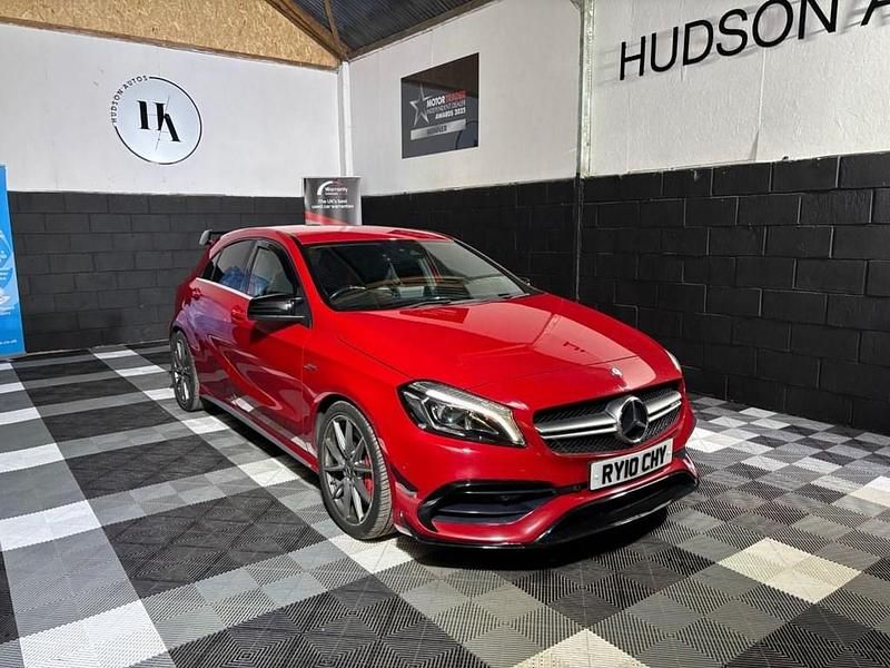Used Mercedes A45 AMG AMG 381 HP (280 kW) 2016 Red Hatchback
