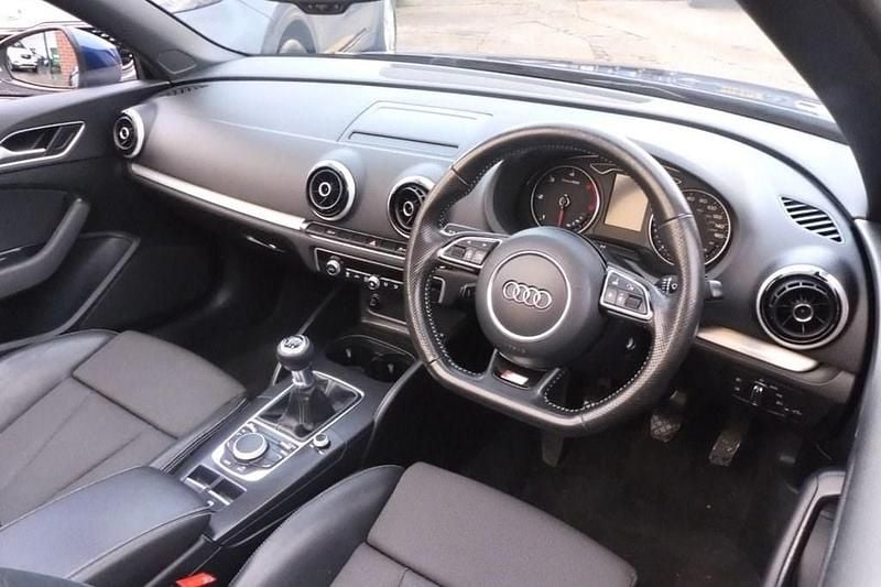 Used Audi A3 Cabriolet S-Line 150 HP (110 kW) 2014 Blue Cabriolet