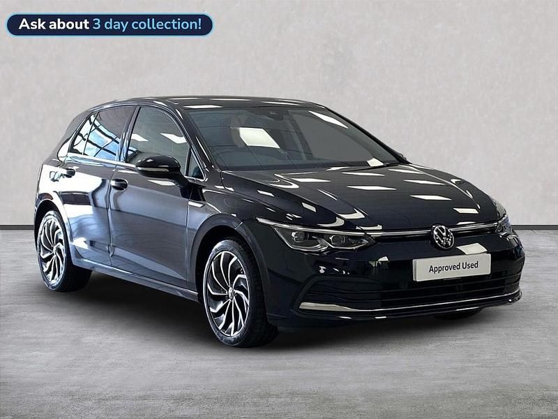 Black Used 2023 VW Golf VIII Edition Hatchback | £20,074 (Fair price) - Image 1/4