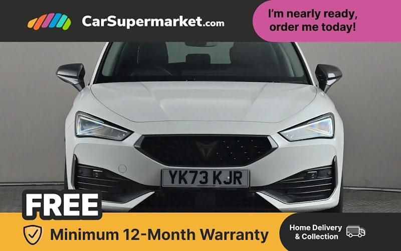 Used Cupra Leon 150 HP (110 kW) 2023 White Hatchback