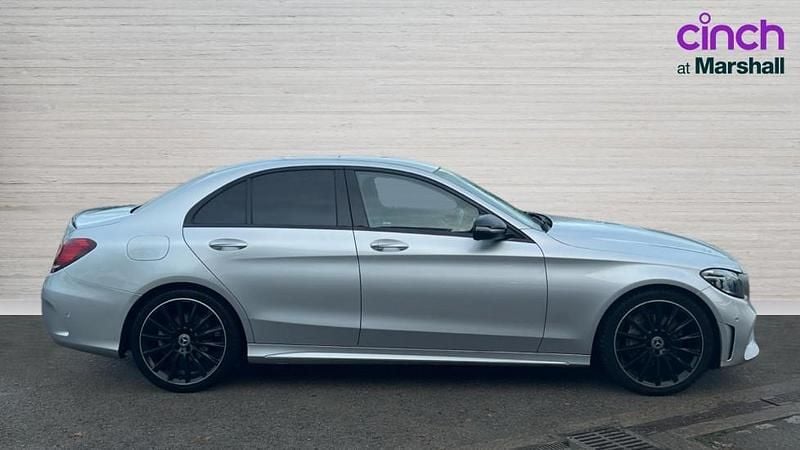 Used Mercedes C220 AMG Line Premium 194 HP (142 kW) 2020 Silver Sedan