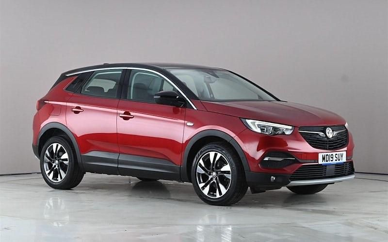 Used Vauxhall Grandland X Sport 131 HP (96 kW) 2019 Red SUV