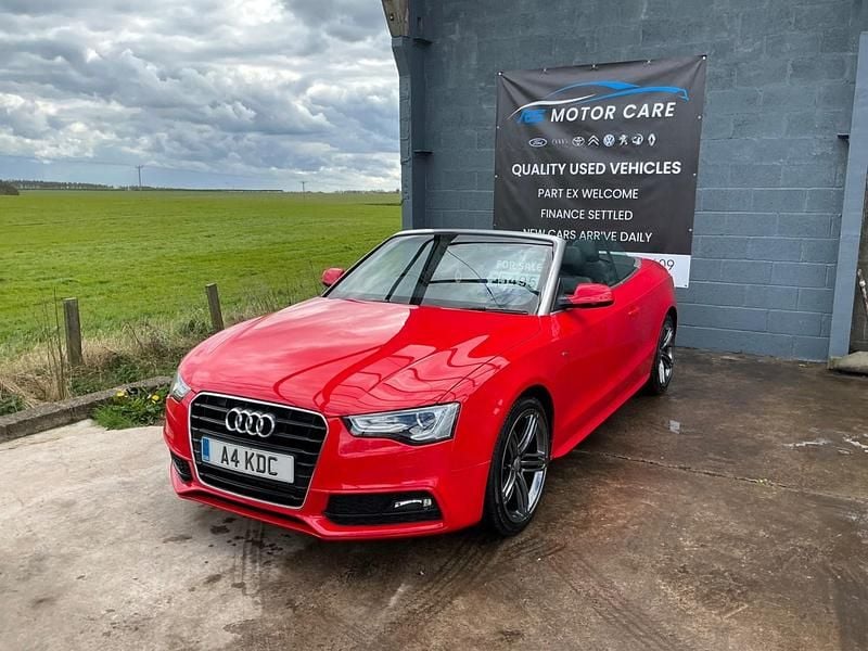 Used Audi A5 Cabriolet S-Line 2013 Red Cabriolet