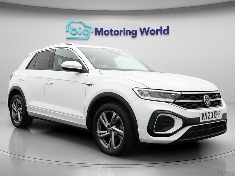 White Used 2023 VW T-Roc R-line SUV | £24,500 (Fair price) - Image 1/4