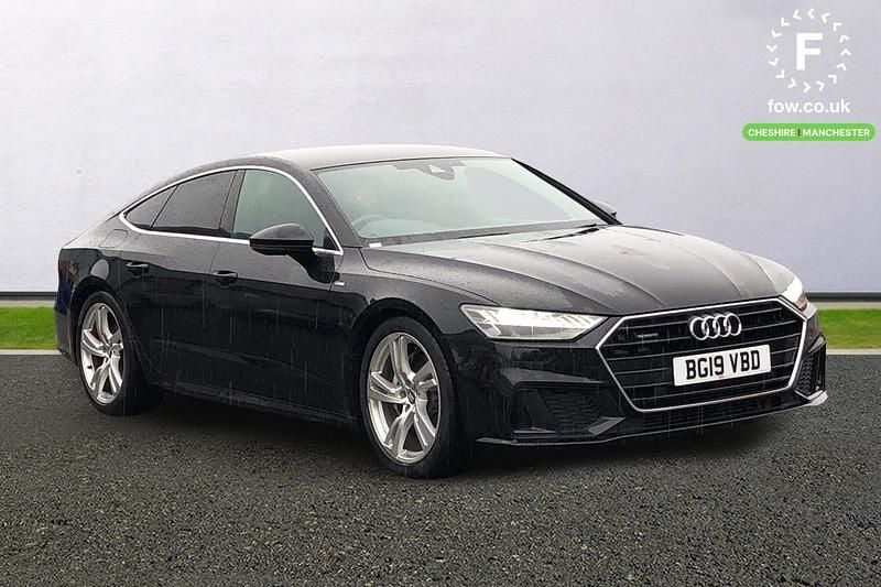 Black Used 2019 Audi A7 S-Line Hatchback | £23,199 (Good price) - Image 1/3