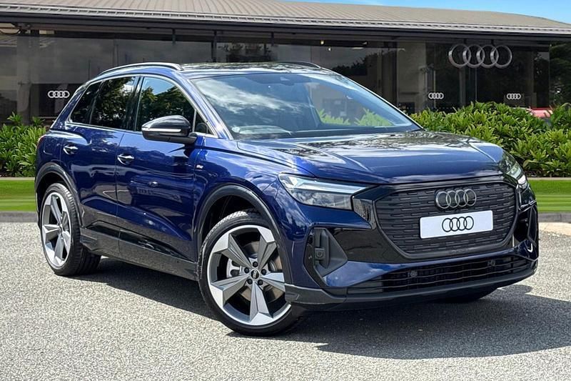 Blue New 2025 Audi Q4 e-tron Black Edition SUV | £46,350 (Super price) - Image 1/4