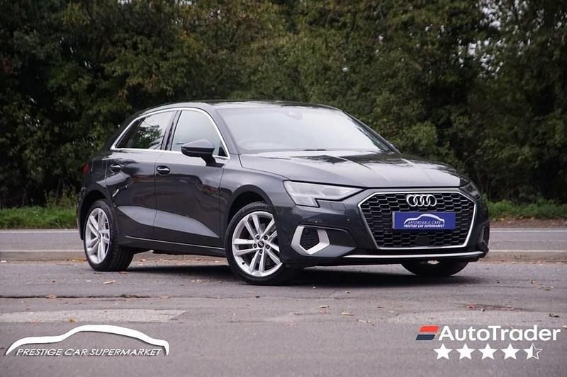 Grey Used 2022 Audi A3 Sportback e-tron Sport Sedan | £14,799 (Good price) - Image 1/4