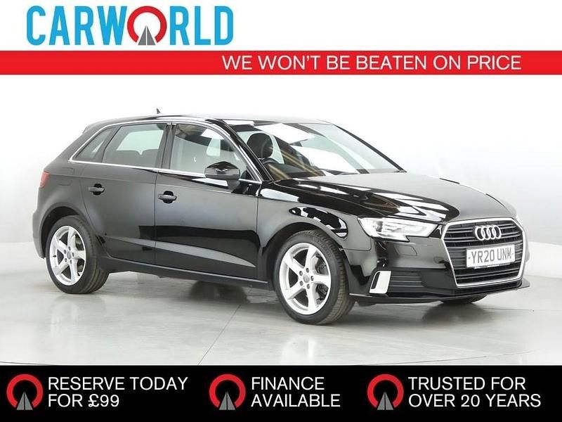 Black Used 2020 Audi A3 Sportback Sport Hatchback | £9,675 (Super price) - Image 1/3