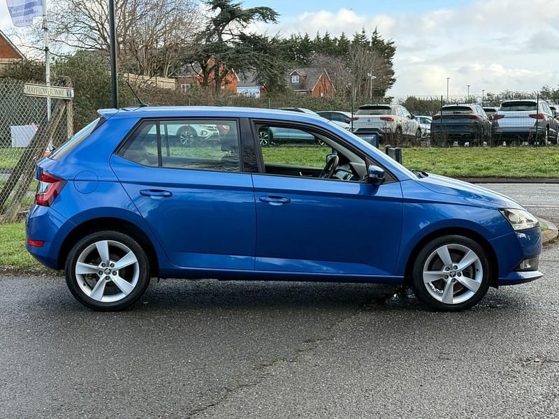 Used Skoda Fabia SE L 2021 Blue Hatchback