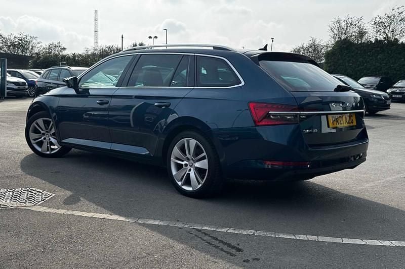 Used Skoda Superb SE L 2021 Blue Estate