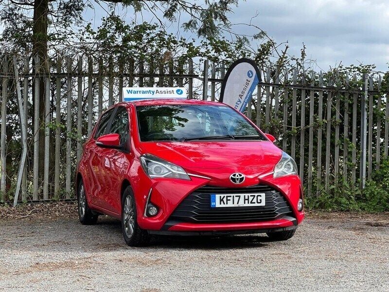 Red Used 2017 Toyota Yaris Hatchback | £5,367 (Fair price) - Image 1/4