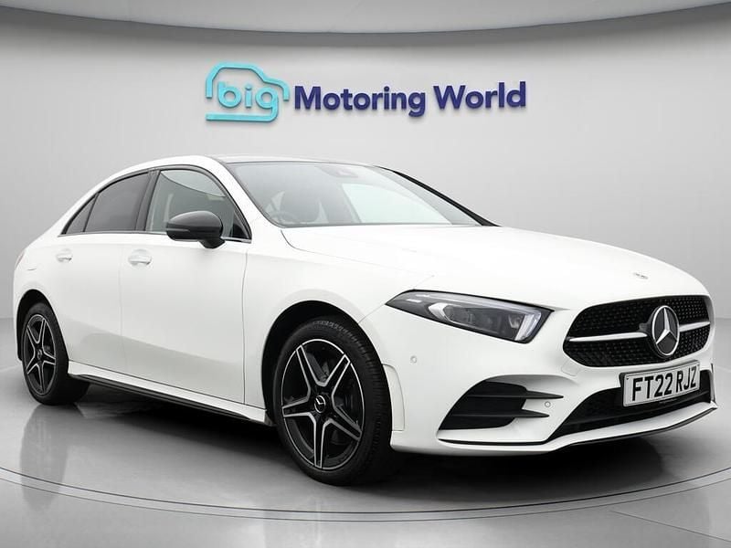 White Used 2022 Mercedes A250 AMG Line Premium Plus Sedan | £21,400 (Fair price) - Image 1/4