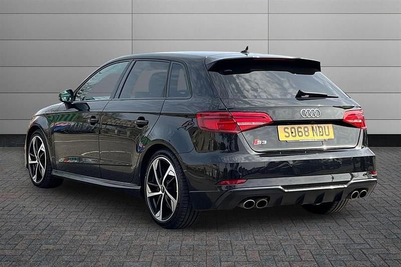 Used Audi A3 Black Edition 300 HP (220 kW) 2019 Panther black Sedan