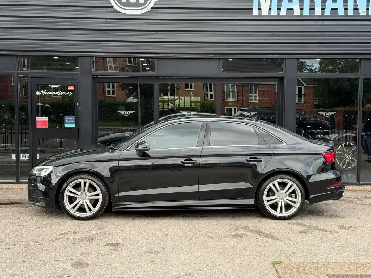 Used Audi A3 S-Line 150 HP (110 kW) 2017 Black Sedan