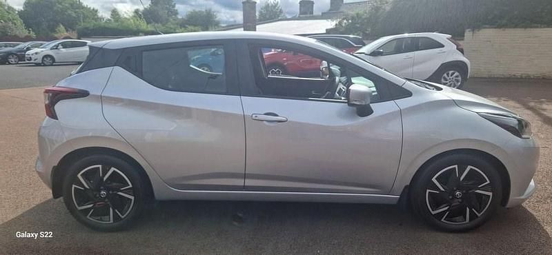 Used Nissan Micra Acenta 92 HP (67 kW) 2022 Silver Hatchback