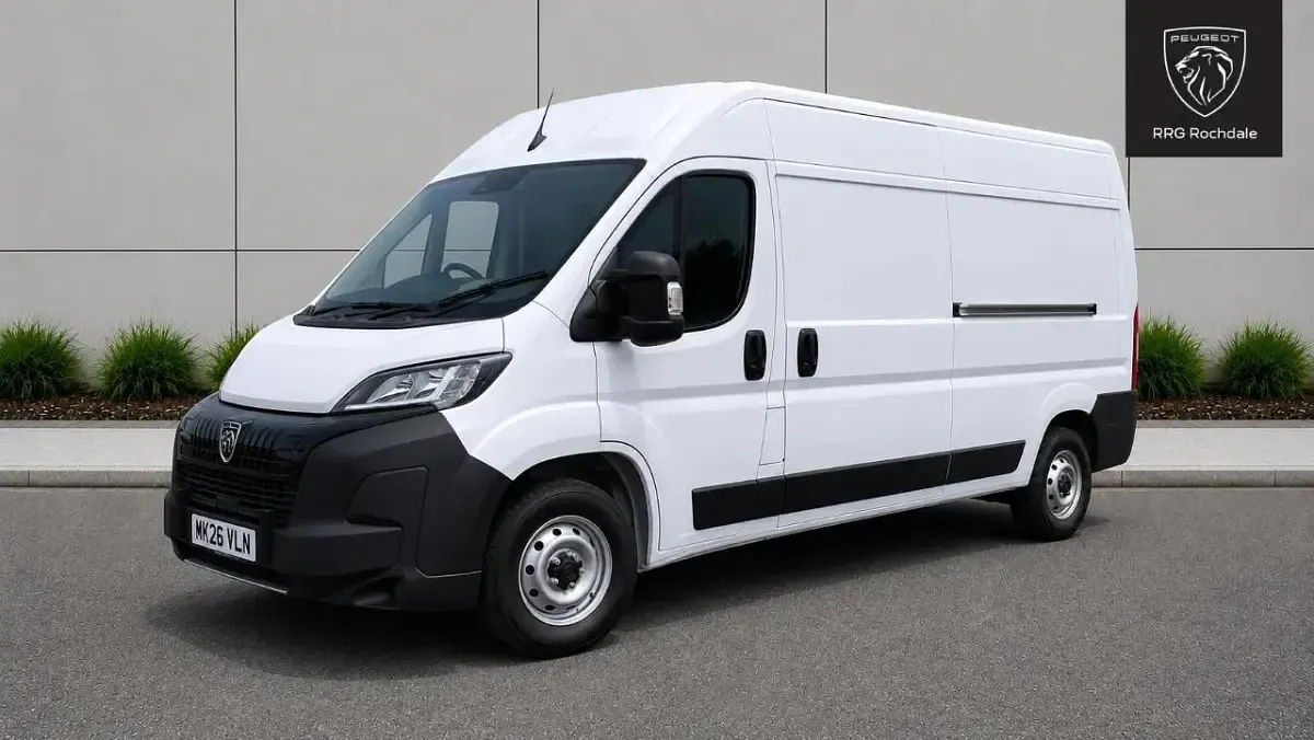 New Peugeot Boxer S 138 HP (101 kW) 2026 White Van