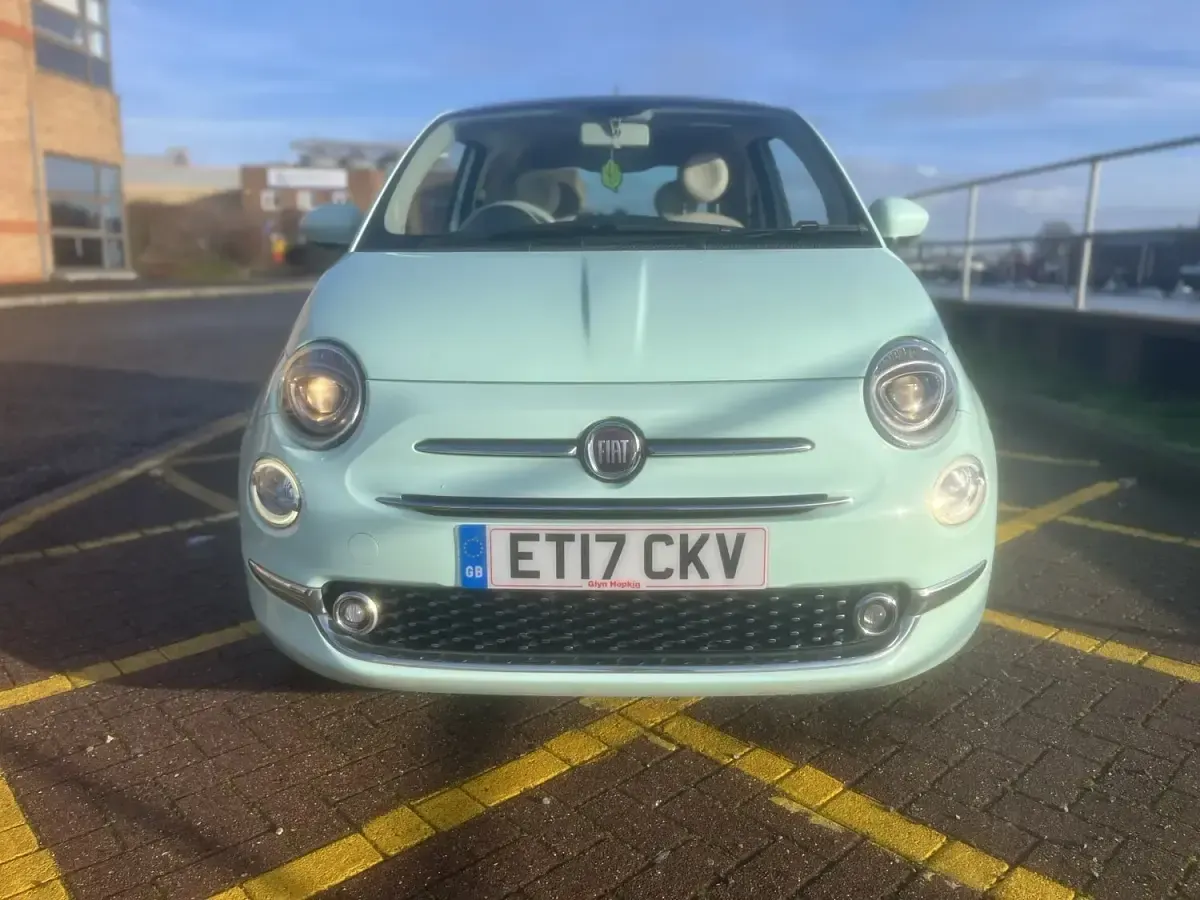 Used Fiat 500 Lounge 69 HP (50 kW) 2017 Green Hatchback