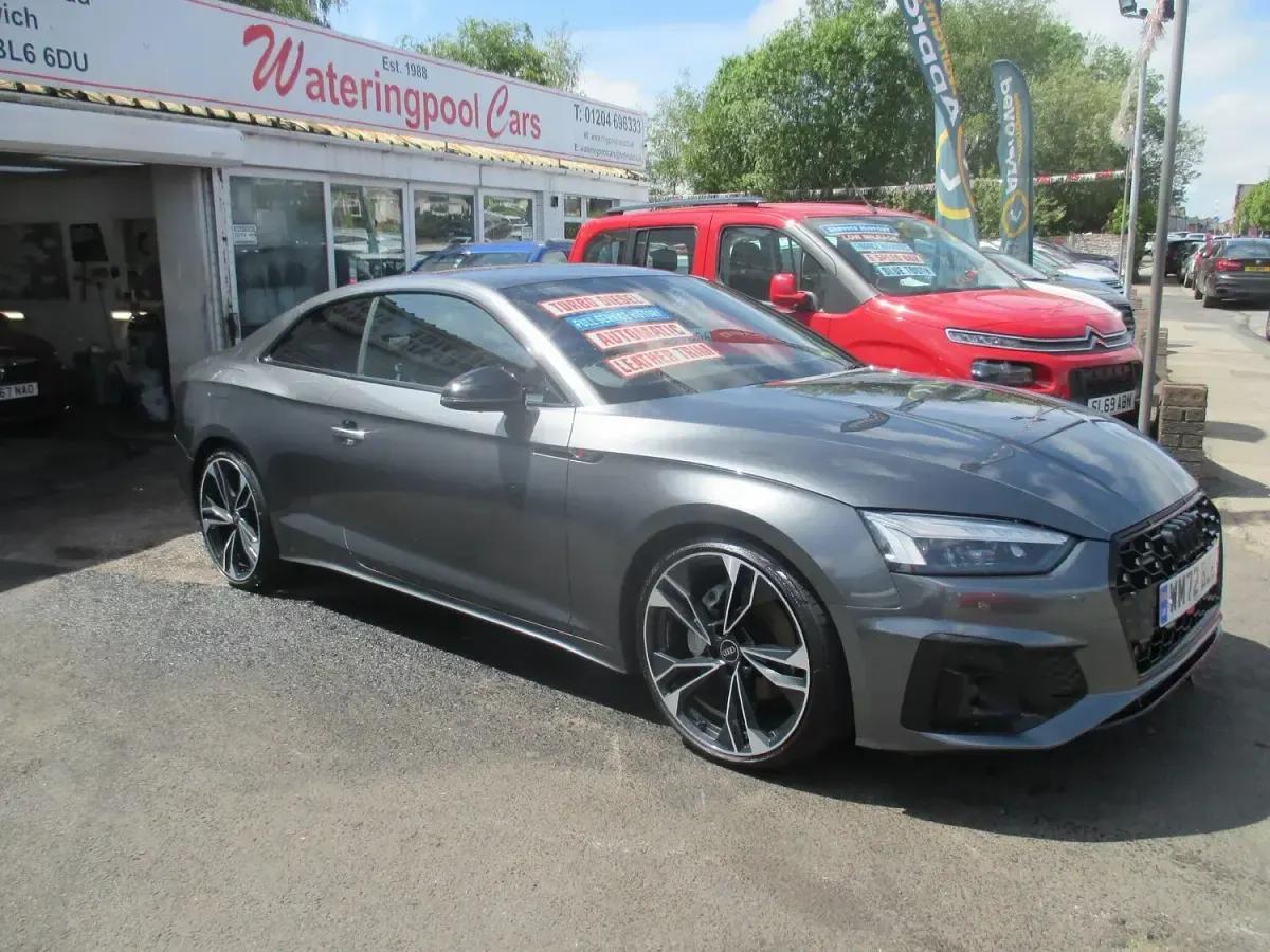 Used Audi A5 Black Edition 201 HP (147 kW) 2022 Grey Coupe