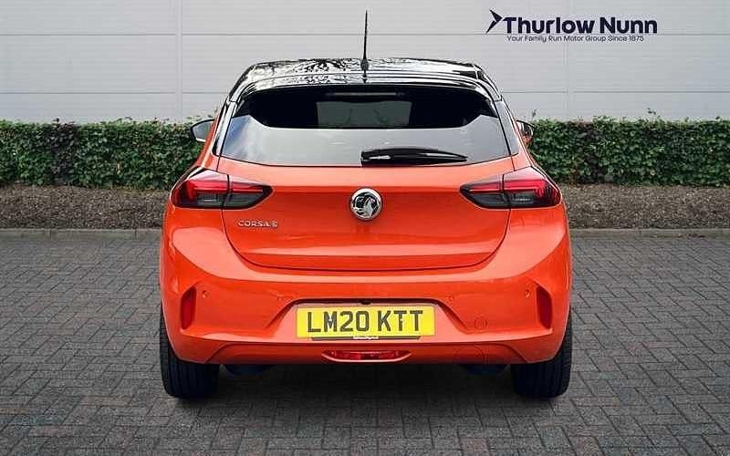 Used Vauxhall Corsa-e Elite 100 kW (136 HP) 2020 Orange Hatchback