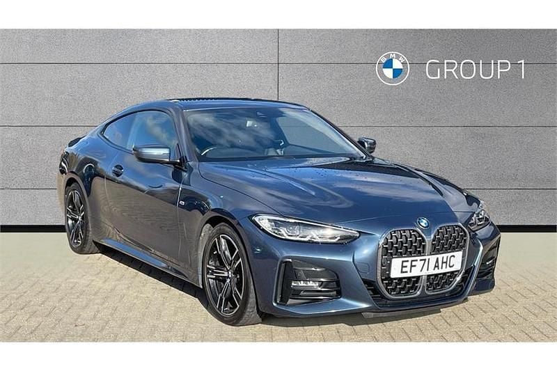 Blue Used 2022 BMW 420 M Sport Coupe | £24,994 (Super price) - Image 1/4