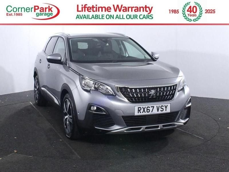 Grey Used 2017 Peugeot 3008 Allure SUV | £9,799 (Fair price) - Image 1/4