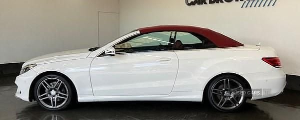 Used Mercedes E200 AMG line 184 HP (135 kW) 2016 White Cabriolet