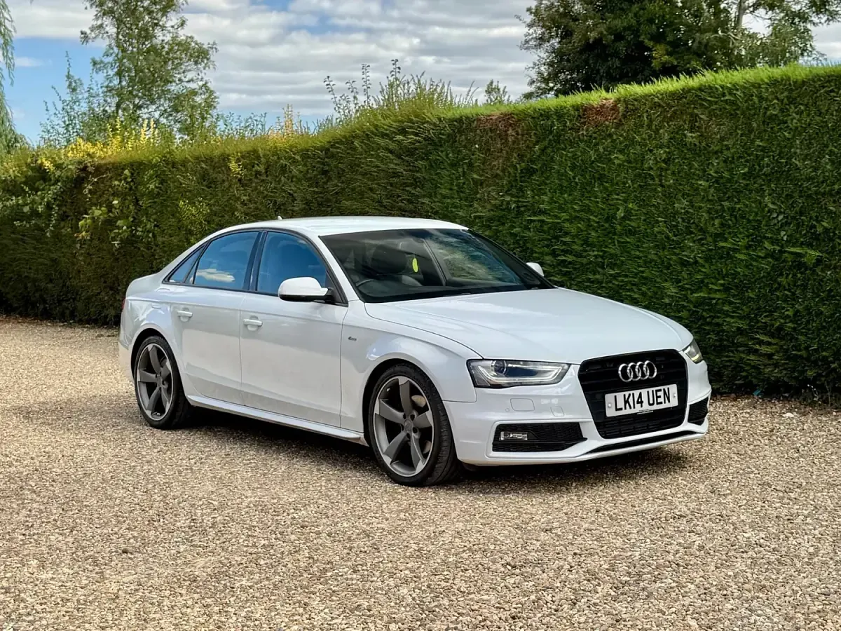 Used Audi A4 Black Edition 2014 White Sedan