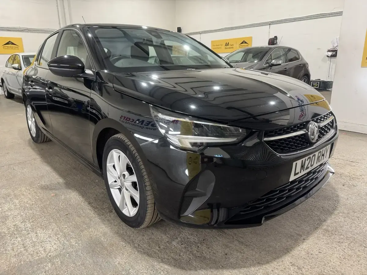 Used Vauxhall Corsa 75 HP (55 kW) 2020 Black Hatchback