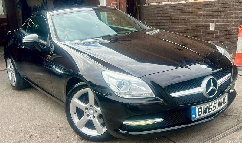 Used Mercedes SLK250 204 HP (150 kW) 2016 Black Cabriolet