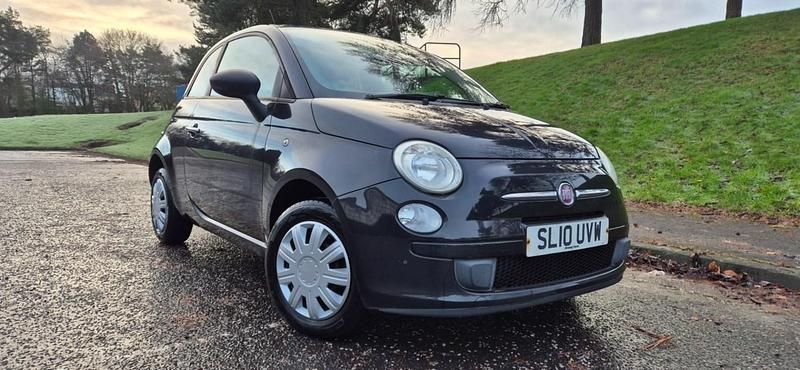 Black Used 2010 Fiat 500 Pop Hatchback | £2,495 (Good price) - Image 1/4