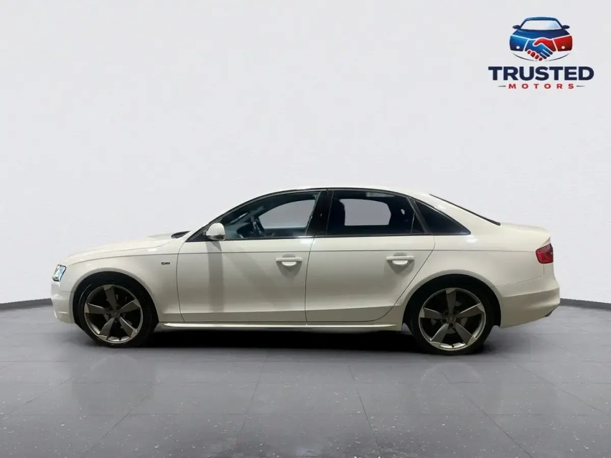 Used Audi A4 Black Edition 177 HP (130 kW) 2014 White Sedan