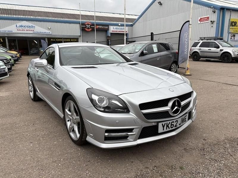 Silver Used 2012 Mercedes SLK250 AMG Cabriolet | £11,999 (Expensive) - Image 1/4
