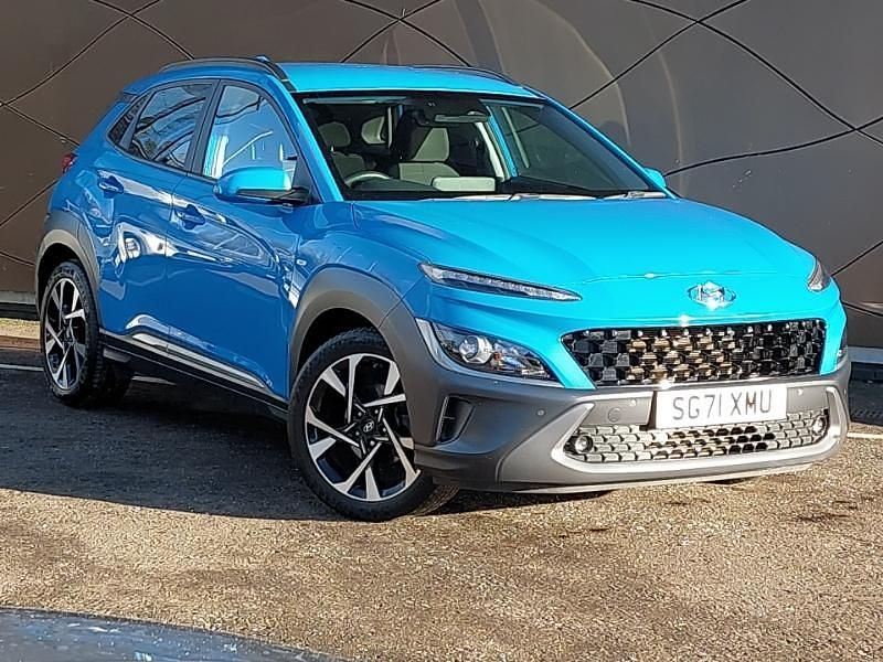 Blue Used 2021 Hyundai Kona Premium SUV | £15,198 (Fair price) - Image 1/4