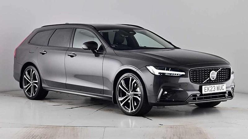 Platinum grey Used 2023 Volvo V90 Ultimate Estate | £37,995 (Expensive) - Image 1/4