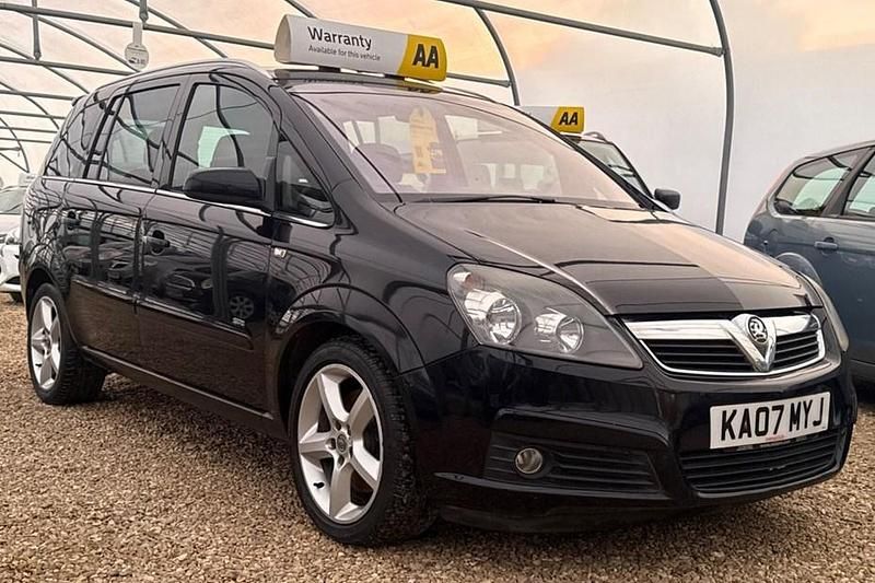 Black Used 2007 Vauxhall Zafira SRi MPV | £1,899 (Fair price) - Image 1/1