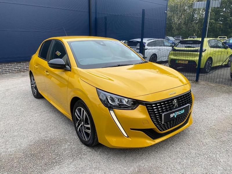 Yellow Used 2023 Peugeot 208 Active+ Hatchback | £13,995 (Fair price) - Image 1/4