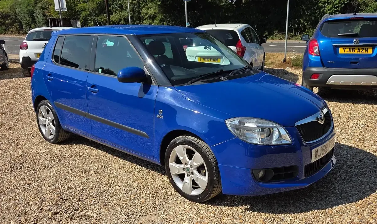 Used Skoda Fabia Sport 2009 Blue Hatchback