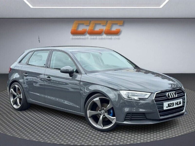 Grey Used 2017 Audi A3 Sportback Design Hatchback | £9,350 (Good price) - Image 1/2