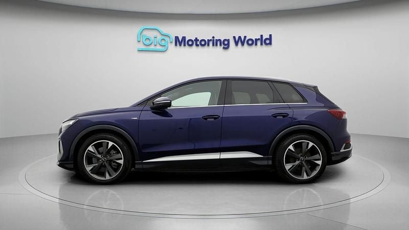 Used Audi Q4 e-tron S-Line 150 kW (204 HP) 2022 Blue SUV