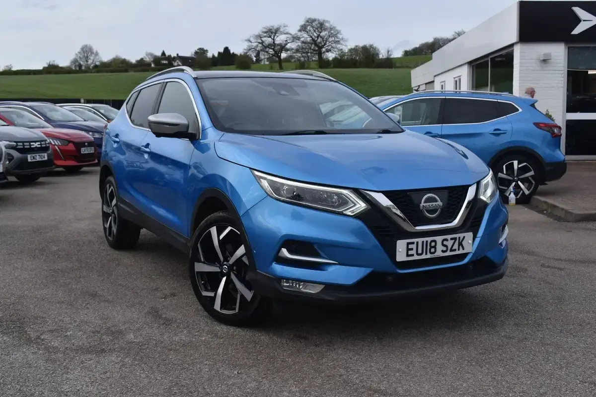 Used Nissan Qashqai Tekna+ 115 HP (84 kW) 2018 Blue SUV