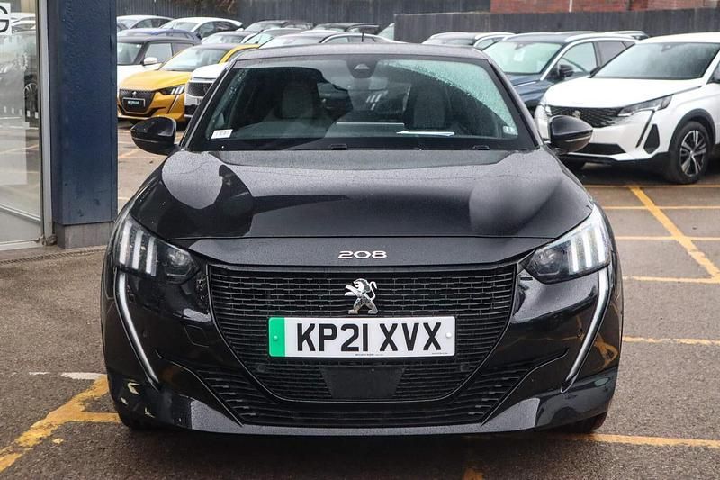 Used Peugeot e-208 Premium 100 kW (136 HP) 2021 Black Hatchback