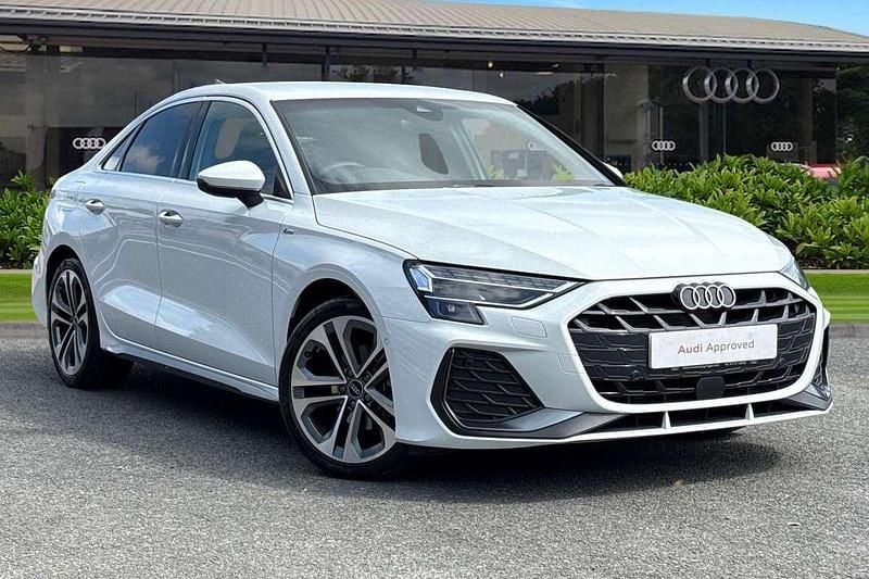 White Used 2025 Audi A3 S-Line Sedan | £26,950 (Fair price) - Image 1/4