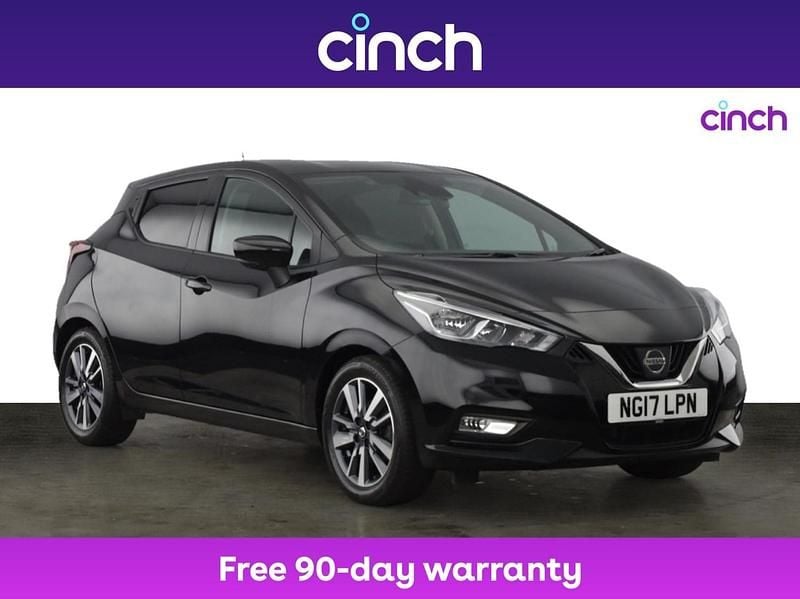 Black Used 2017 Nissan Micra N-Connecta Hatchback | £9,299 (Fair price) - Image 1/3