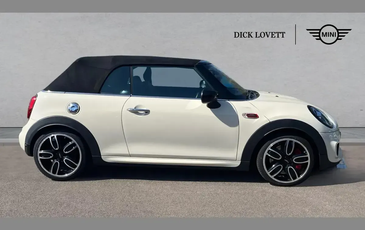 Used Mini John Cooper Works Cabriolet 228 HP (167 kW) 2021 White Cabriolet