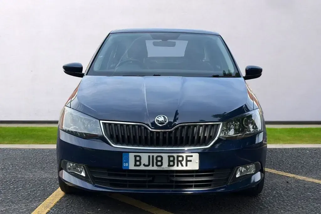 Used Skoda Fabia SE L 95 HP (69 kW) 2018 Blue Hatchback