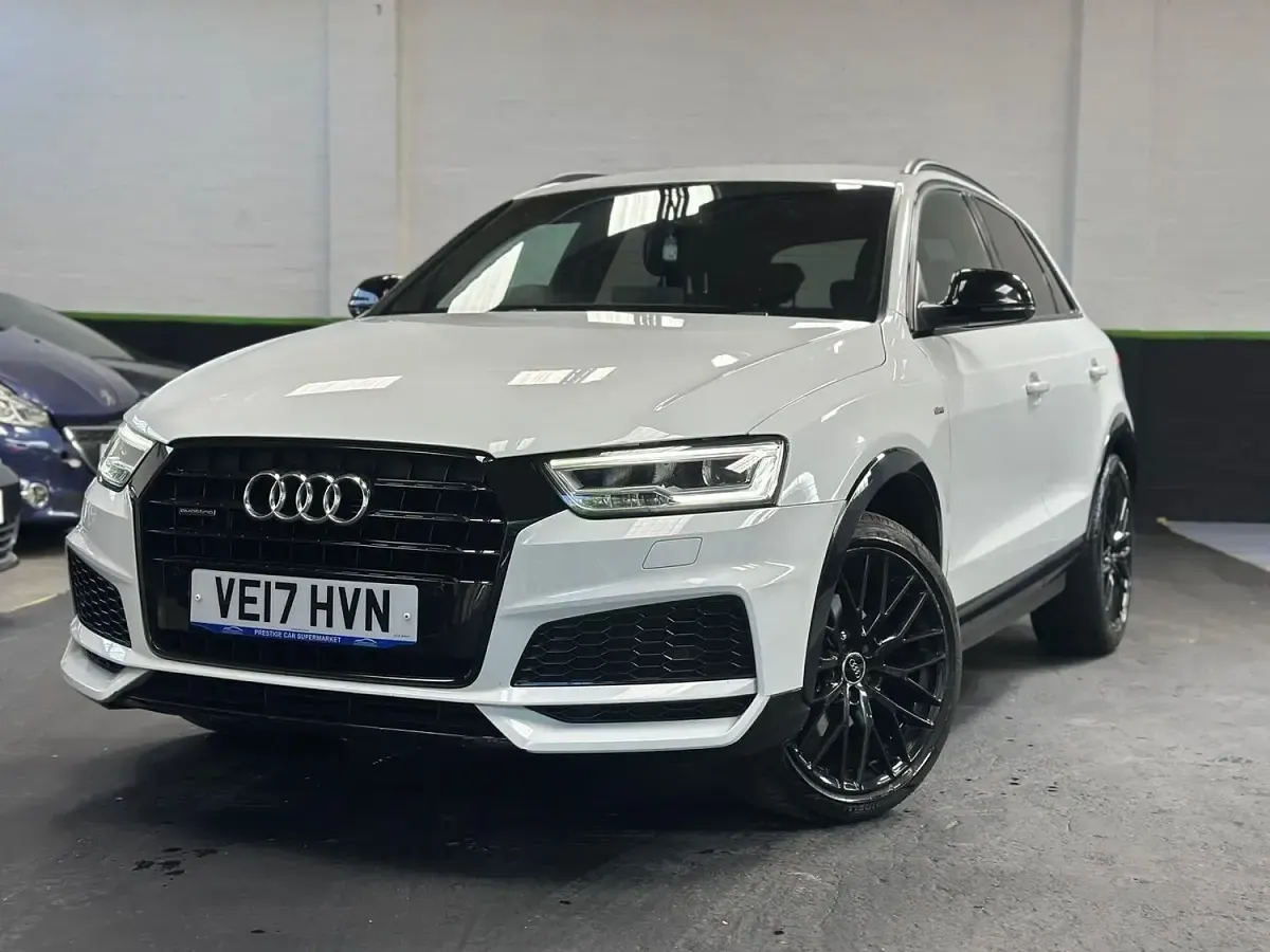 Used Audi Q3 Black Edition 184 HP (135 kW) 2017 White SUV