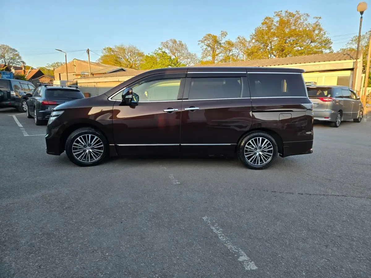 Used Nissan Elgrand 2014 Brown MPV