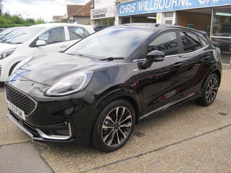 Agate black metallic Used 2022 Ford Puma ST-Line Hatchback | £20,995 (Fair price) - Image 1/4